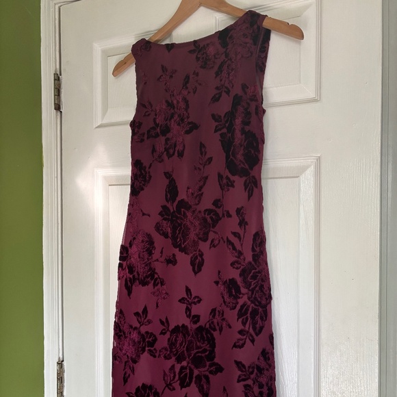 Vintage 90s Whimsigoth Burnout Velvet Dress - Picture 5 of 15